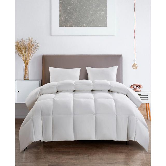 Serta All Season White Goose Feather And Down Fiber Comforter Full/Queen