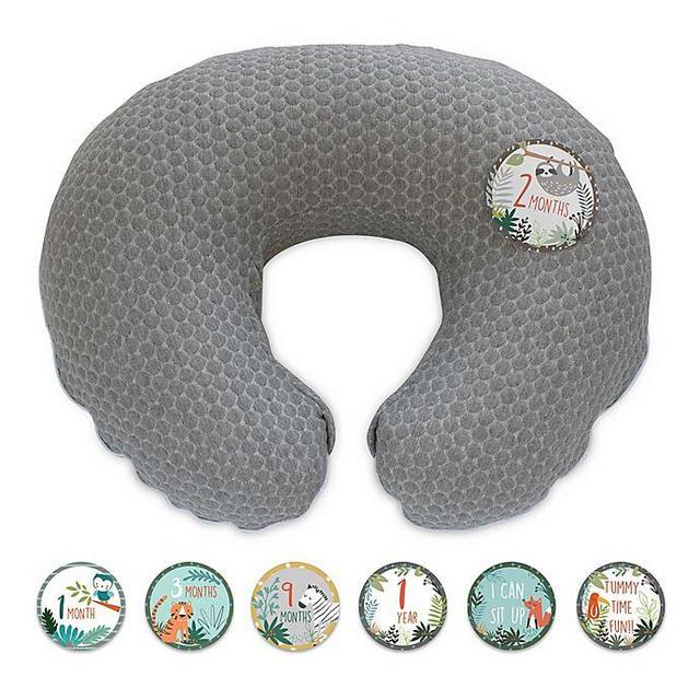 Boppy® Preferred Nursing Pillow Cover in Milestone Gray