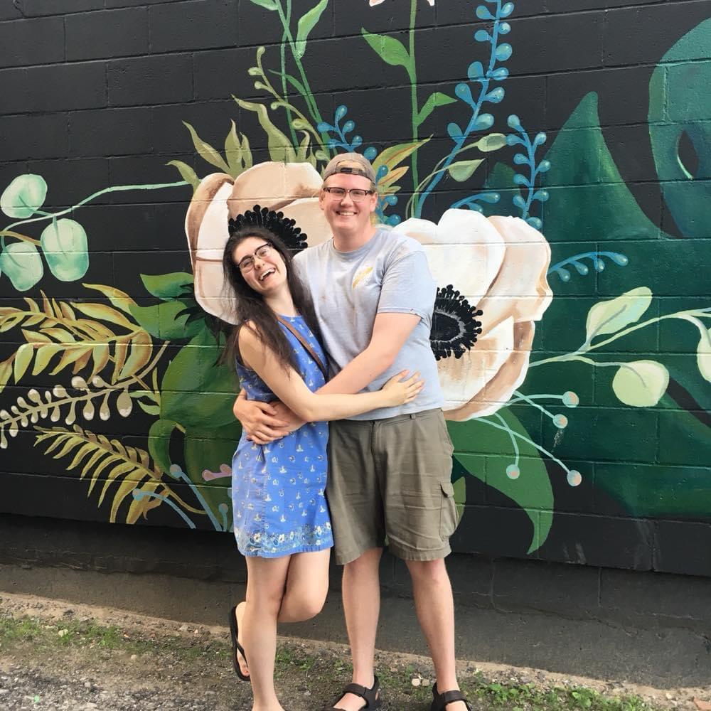 Posing in downtown Potsdam, NY.
(June 2019)