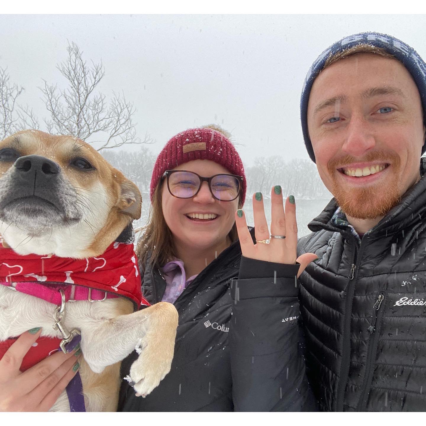 She said yes! 
Peebles Island State Park 22'