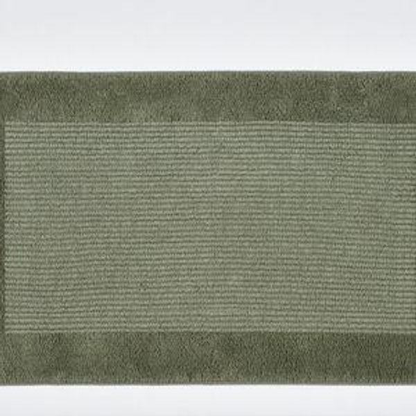 Sonoma Goods For Life® Cotton Reversible Bathmat 20x32 in the color Sage