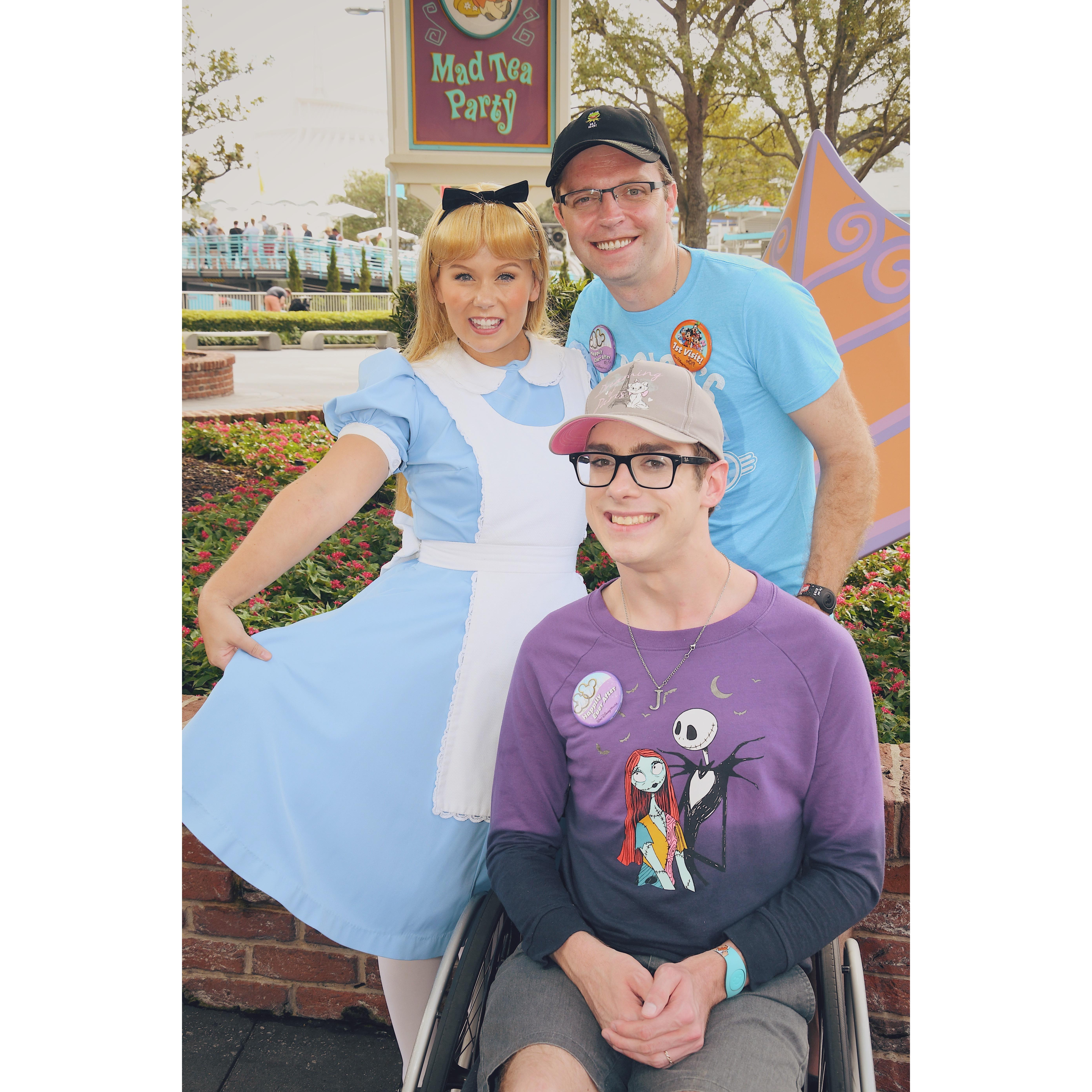 We had such fun falling down the rabbit hole with Alice!