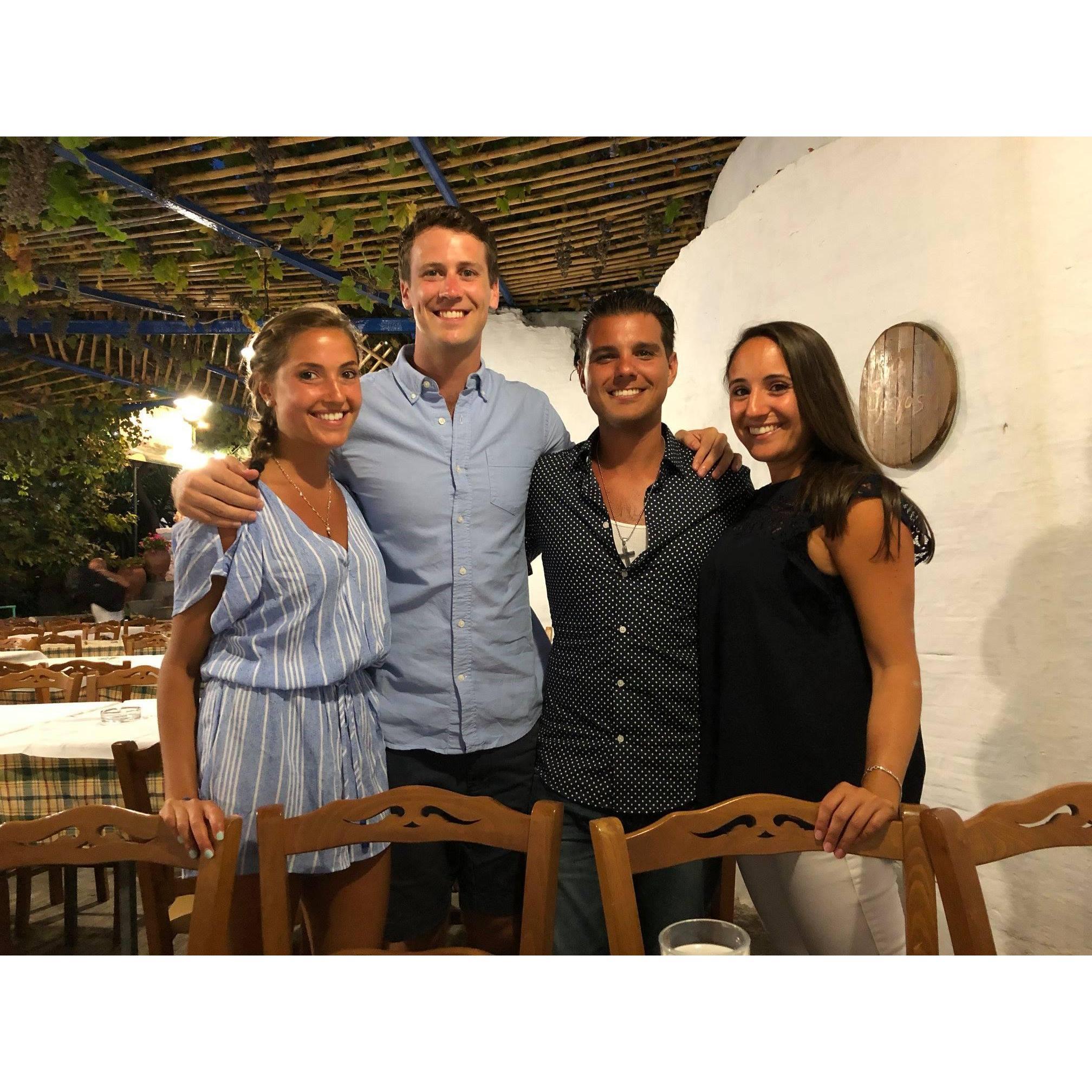 Enjoying a Grecian Cabinet meeting