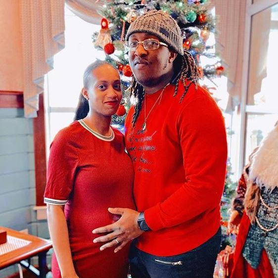 Christmas right before our Princess Savanna was born