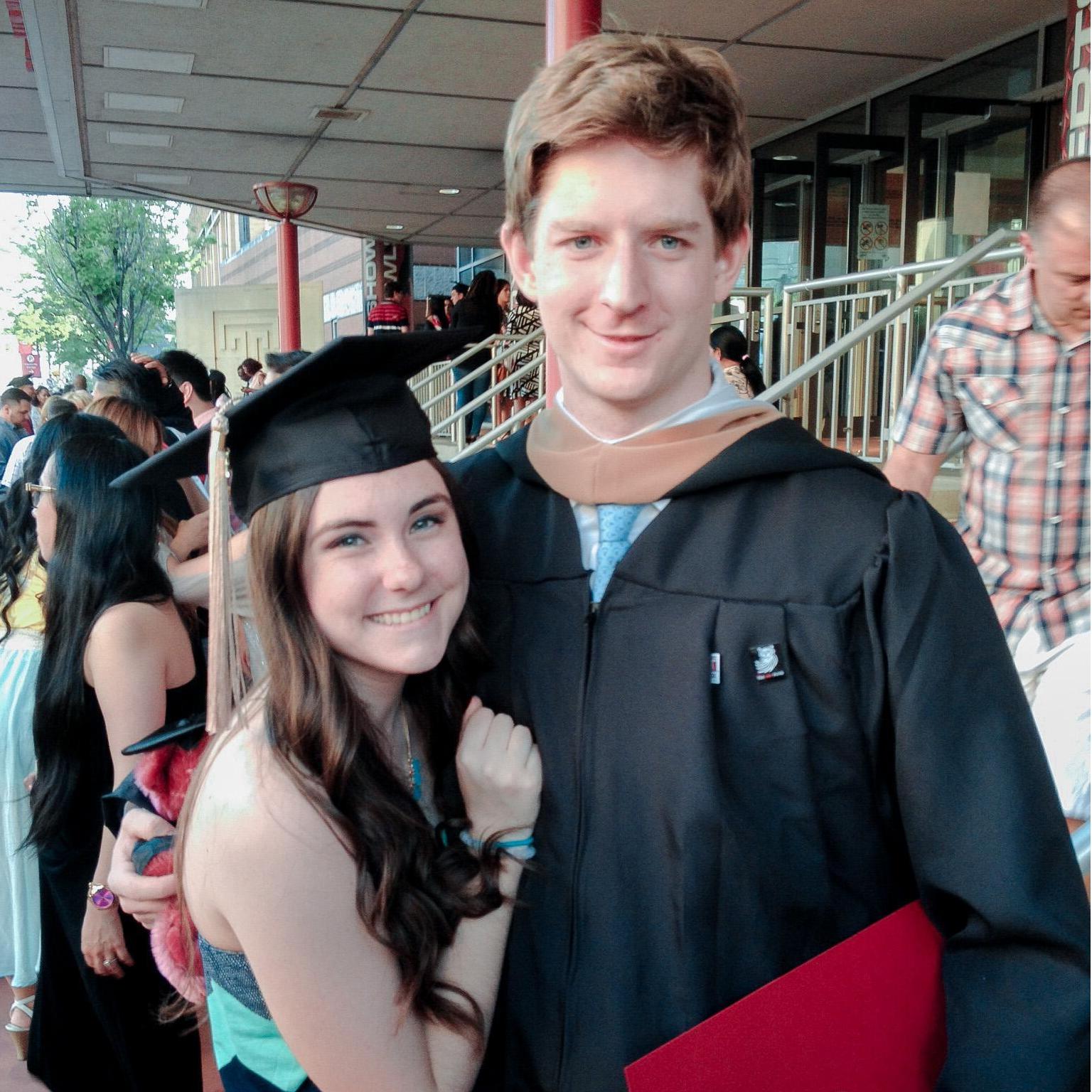Jesse's college graduation