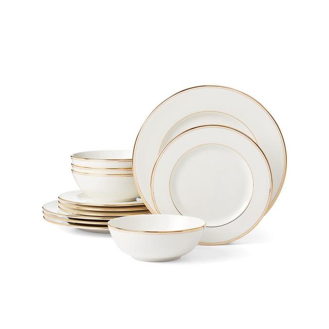 Lenox Federal Gold 12-Piece Dinnerware Set, Service for 4