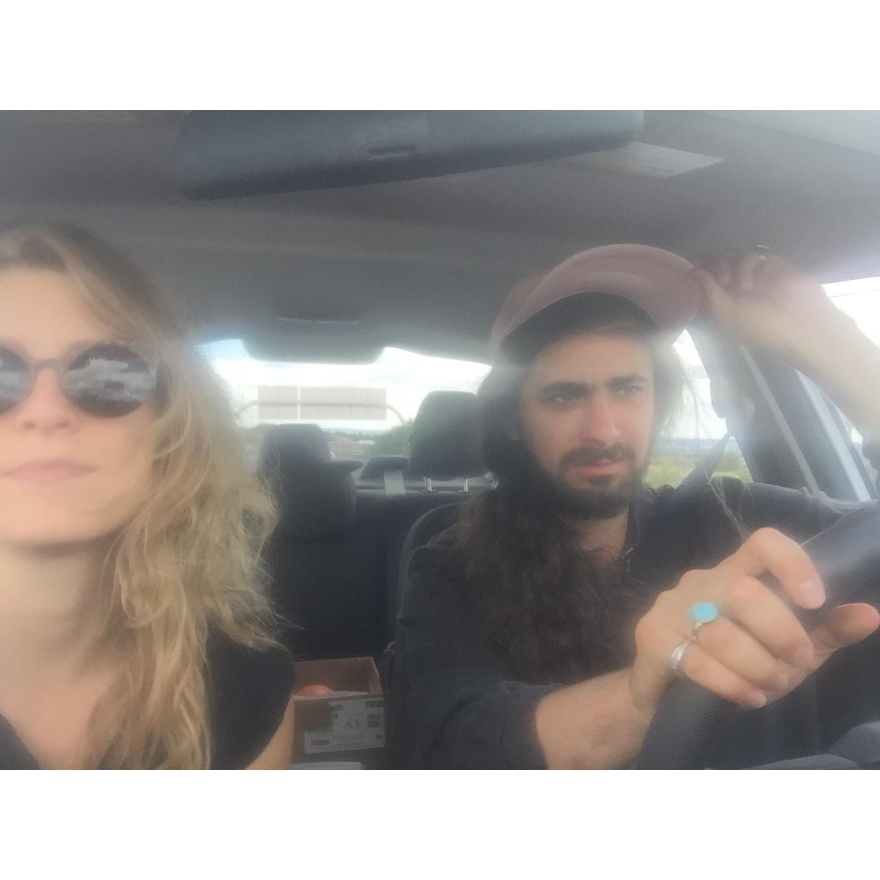 Road tripping in New Mexico.
