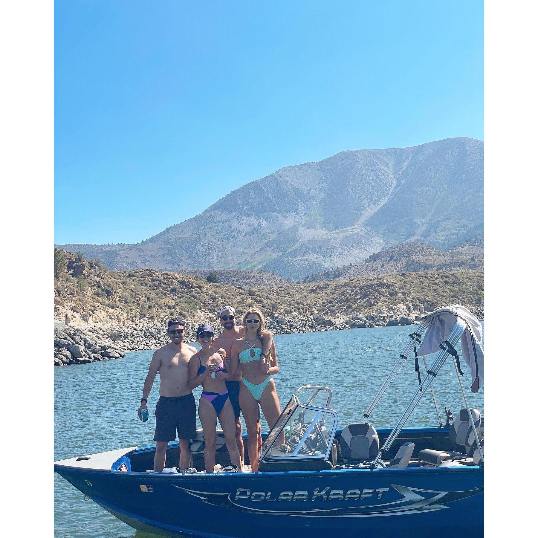 One of our first trips together to Mammoth for Labor Day Weekend with Lauren and Rich