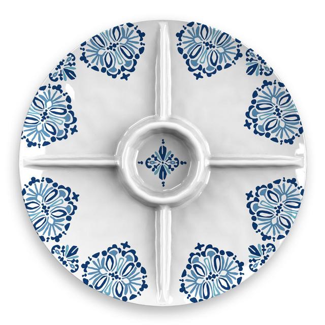 Better Homes & Gardens Milani Melamine Divided Server Plate