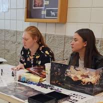 Helping Dawn with her Teen Library Conference