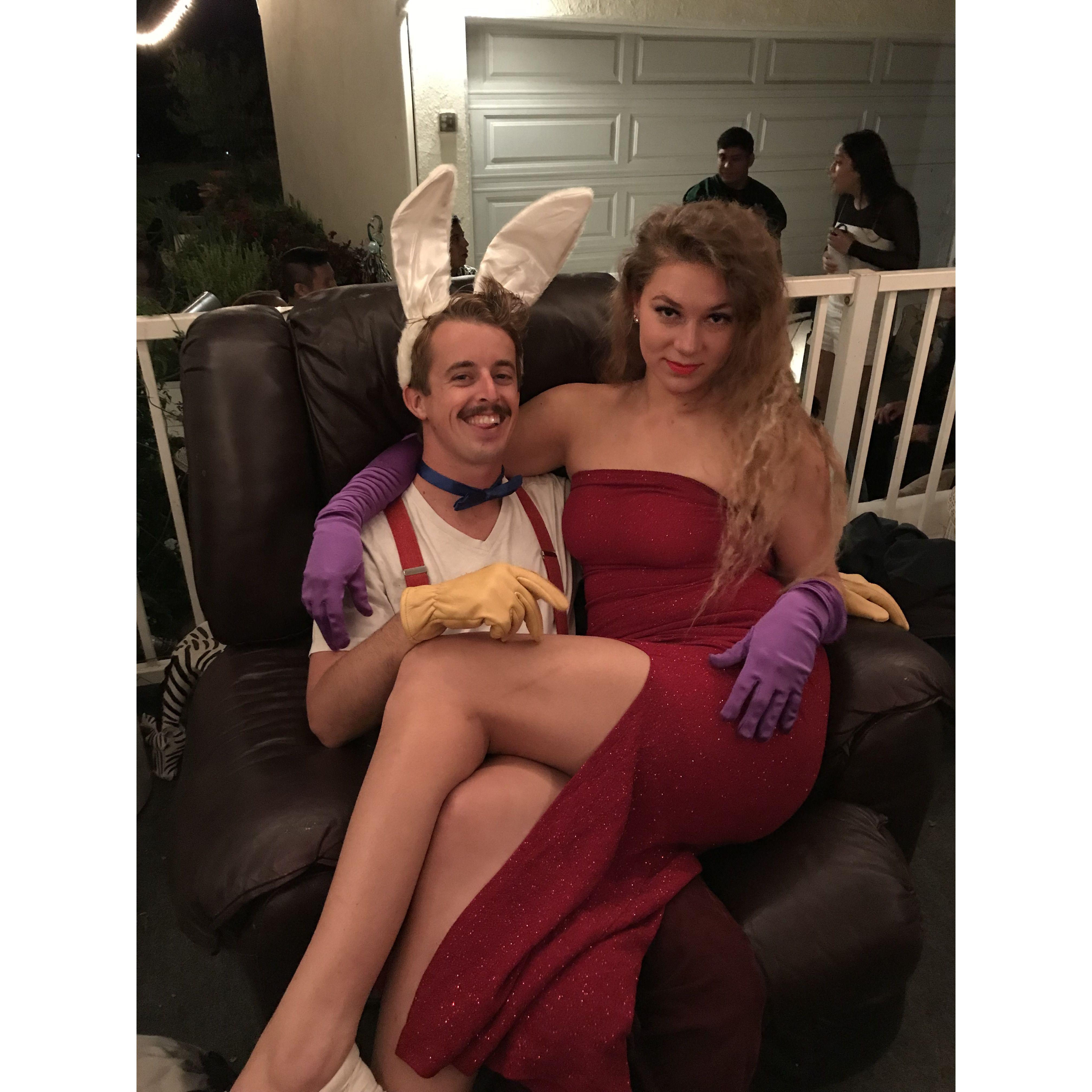 Roger & Jessica Rabbit Halloween 2018