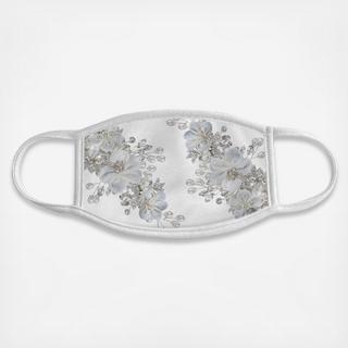 Floral Pearl Jewelry Face Mask