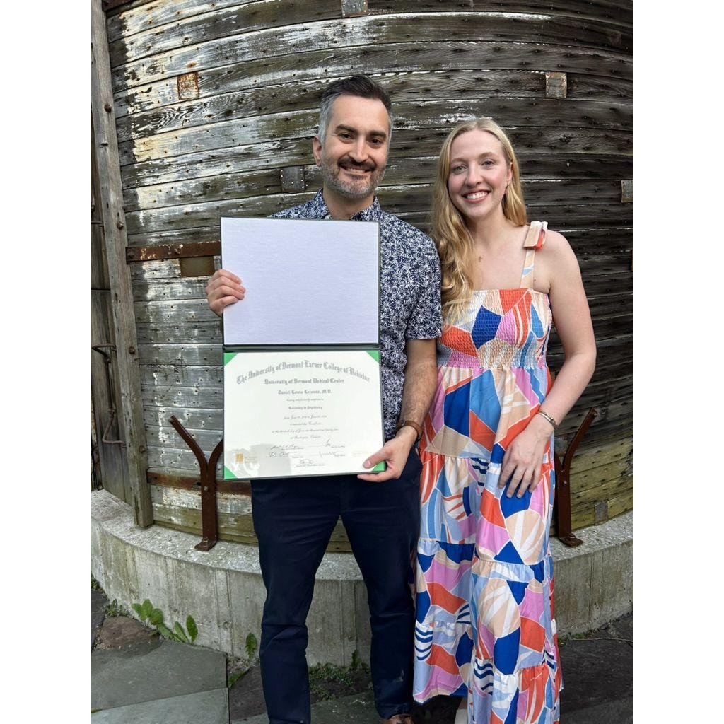 Danny's graduation from psychiatry residency