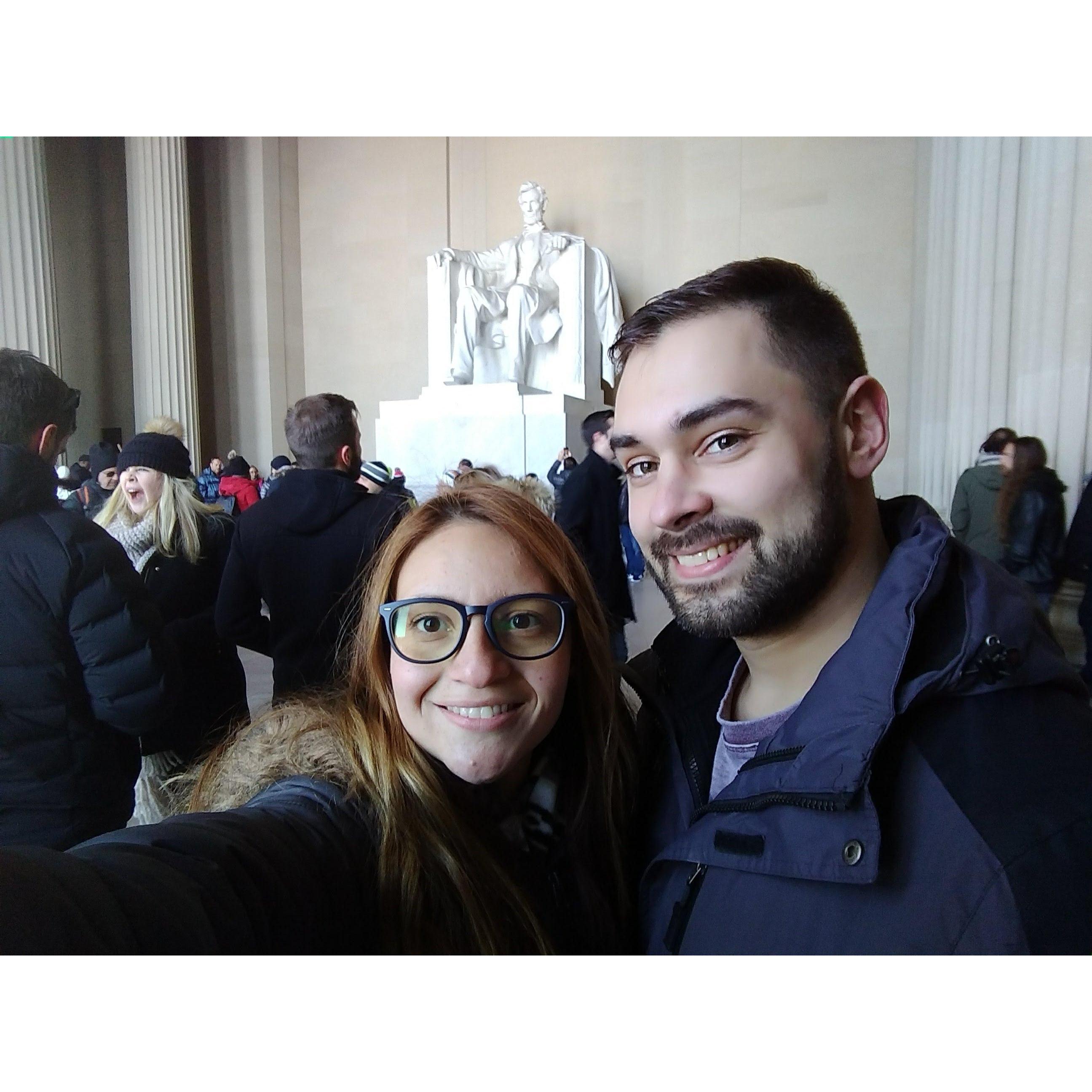 Visiting the White House and Lincoln!