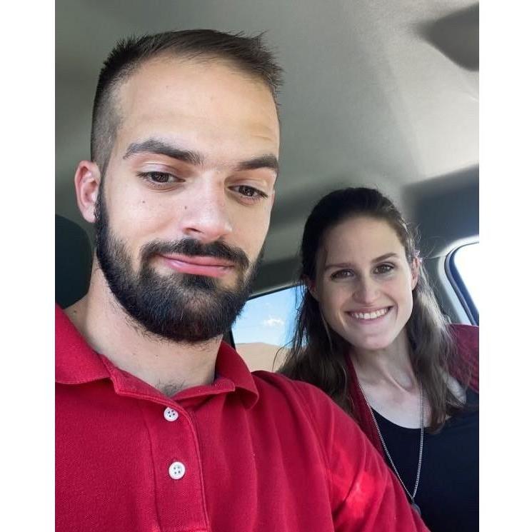 First weekend outing as fiancés: IHOP and directory photos at St. Barnabas - September 25, 2021