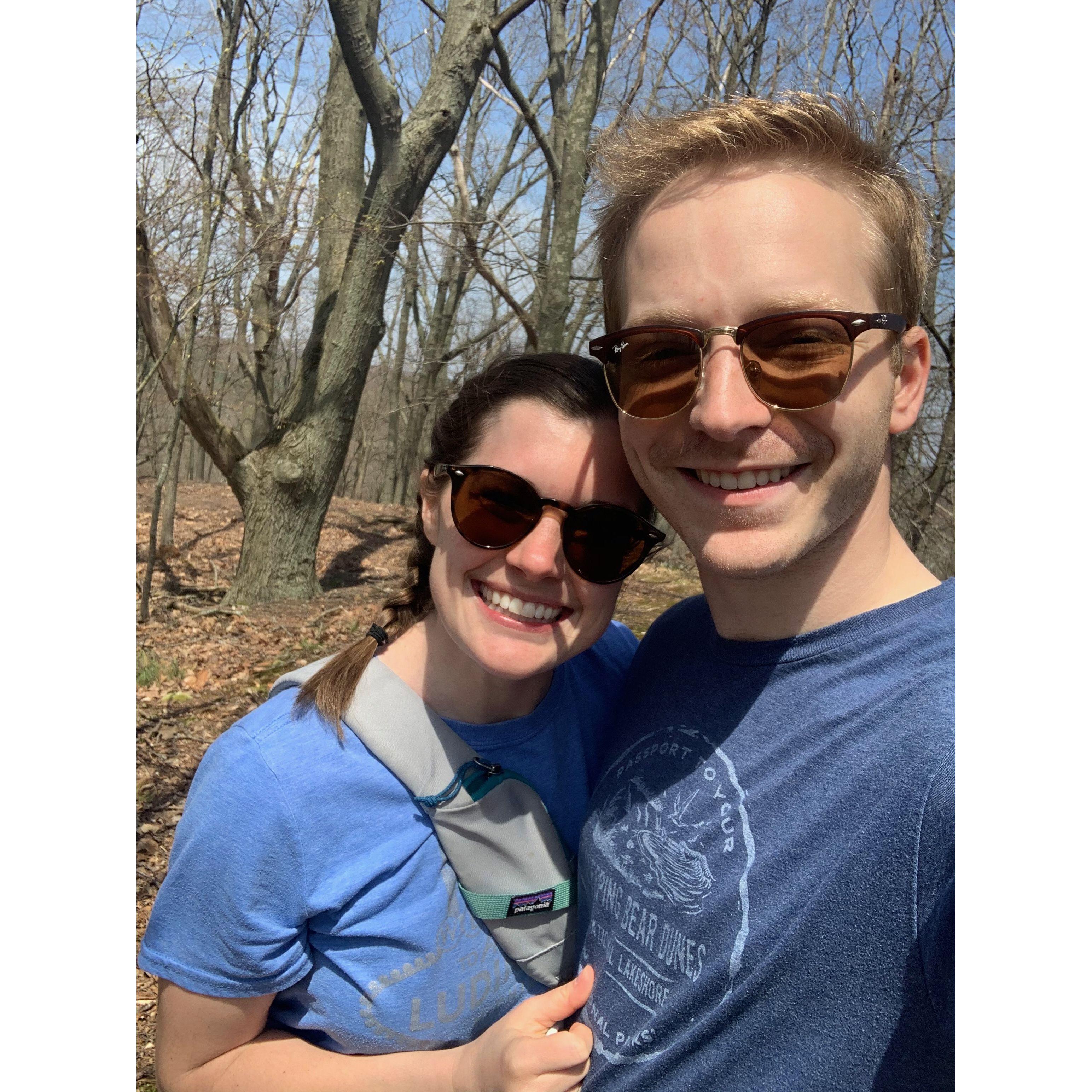 Spent a ton of time getting to know each other on hikes and walks throughout West Michigan