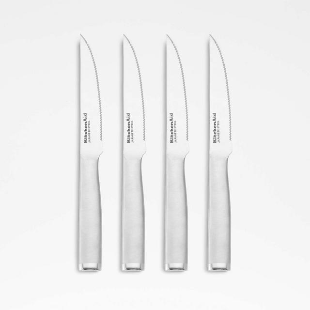 KitchenAid ® Gourmet 4-Piece Stainless Steel Steak Knife Set