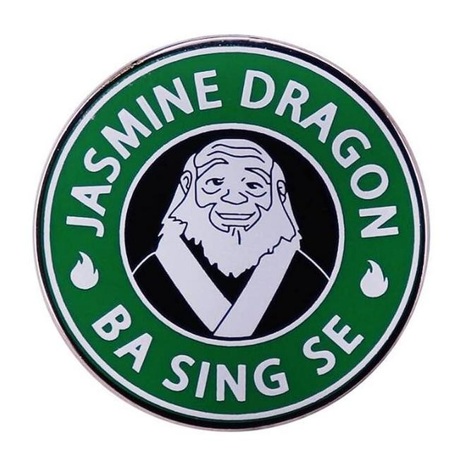 The Jasmine Dragon Enamel Pin Uncle Iroh Avatar The Last Airbender Art Badge Jewelry Decorate Accessories
