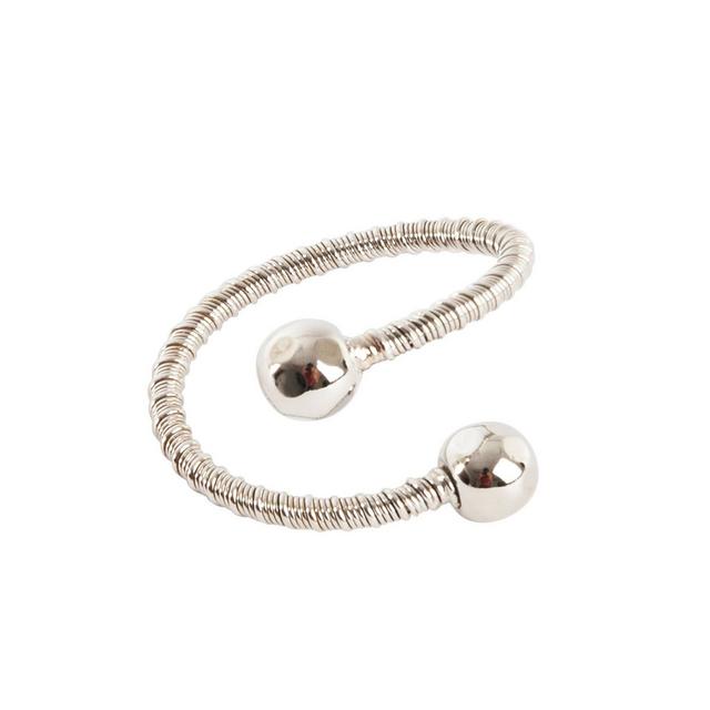 Saro Lifestyle Curled Design Napkin Ring, Set of 4