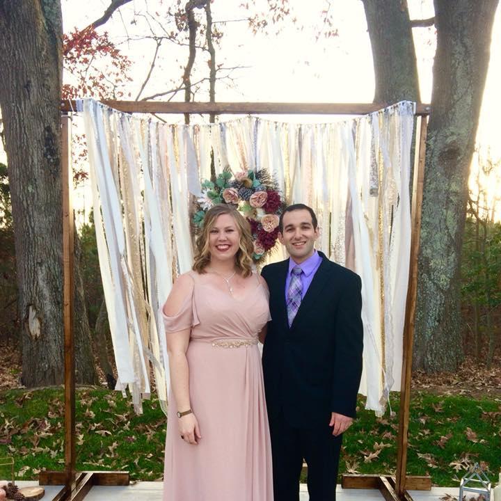 Celebrating the wedding of some friends