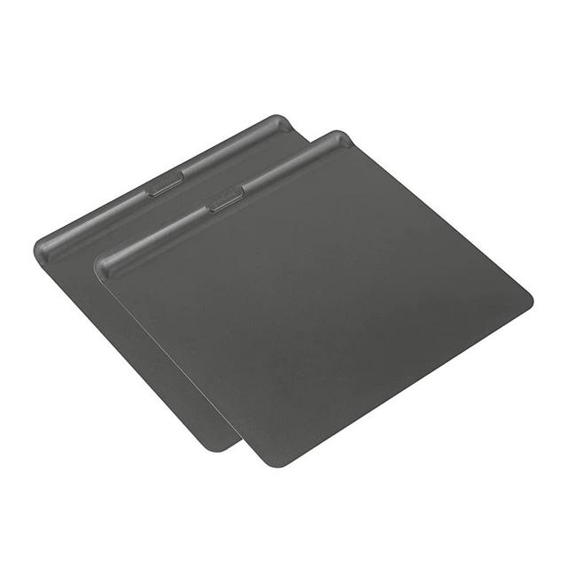 Good Cook AirPerfect 2-pack Nonstick Insulated Cookie Sheet, Large 16" x 14" Set of 2, Gray