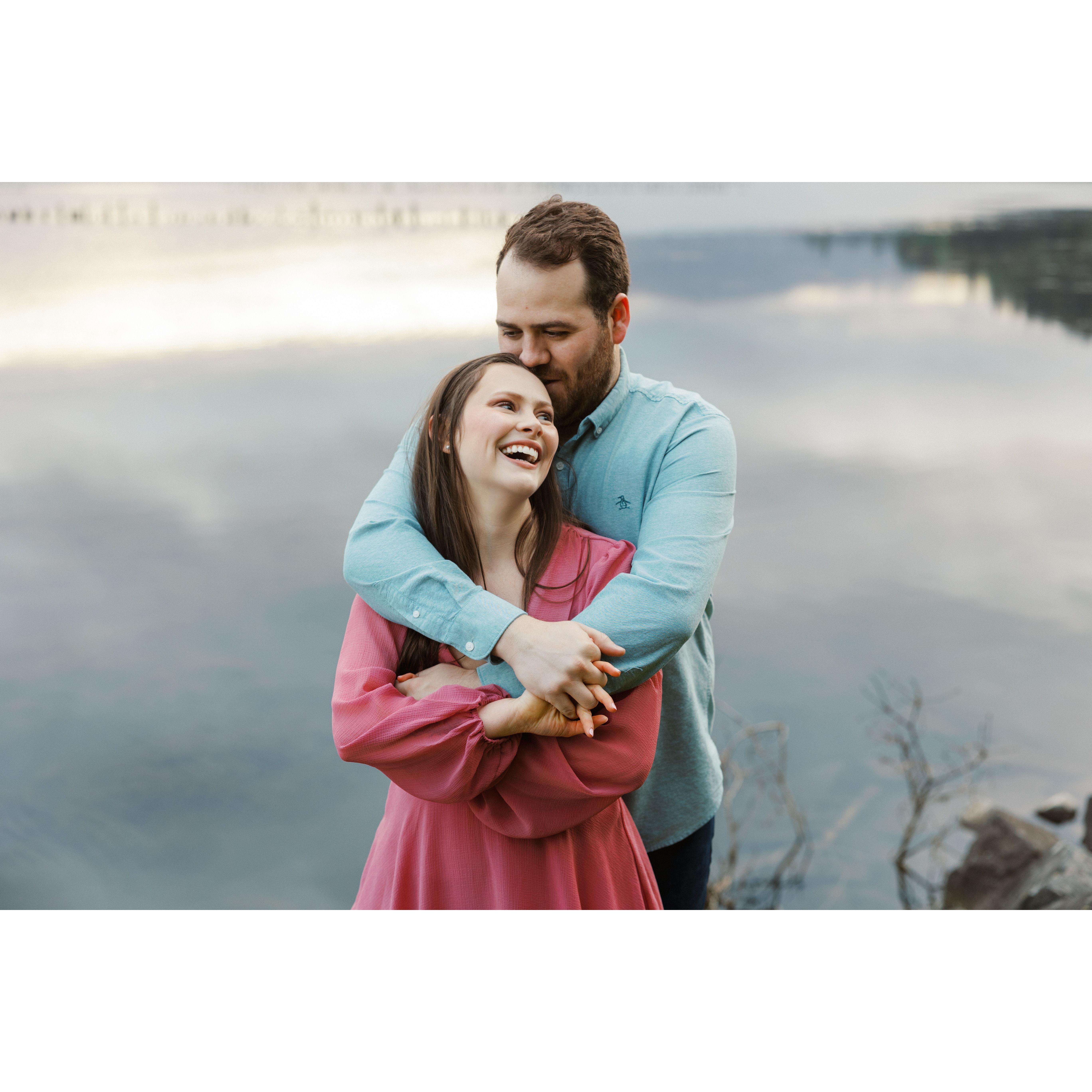 Engagement photos, Hood River, OR - April 2024