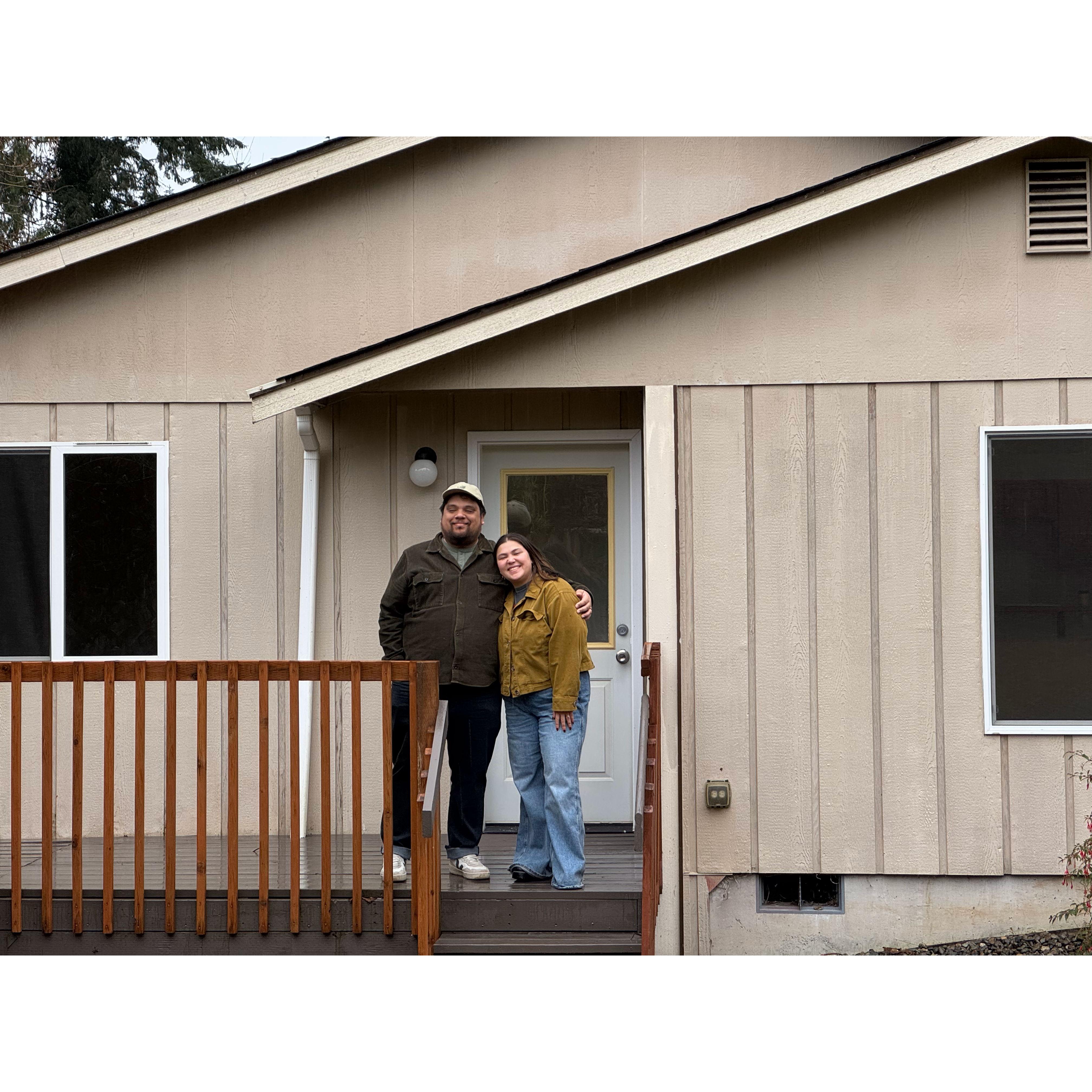 We bought a house in Olympia!