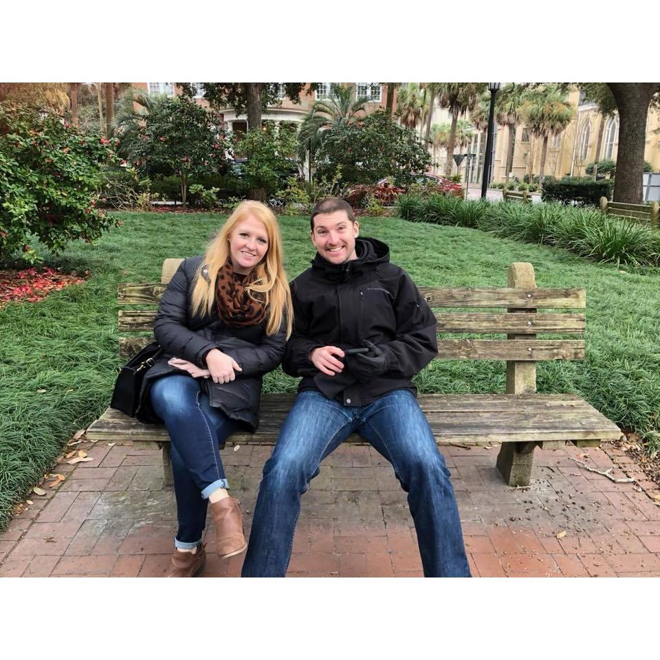 One of the squares in Savannah