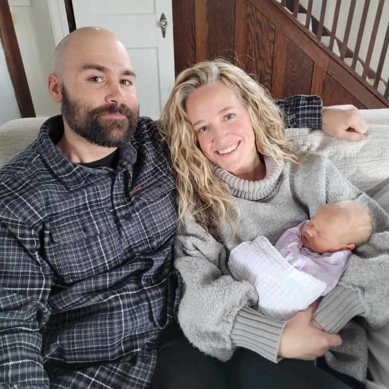 First time meeting our niece, Nora!