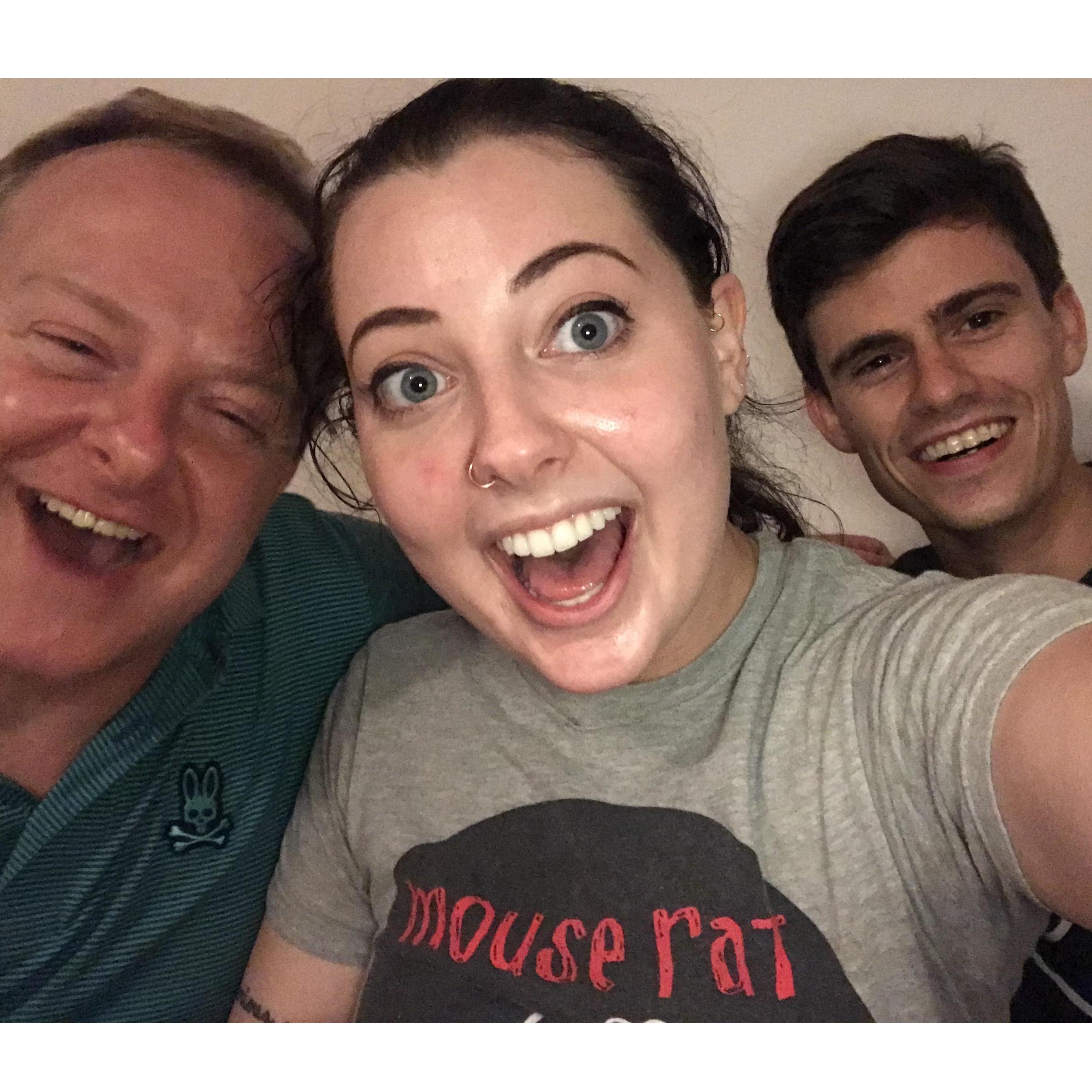 A surprise visit from Uncle Andy at their new apartment in Chicago!