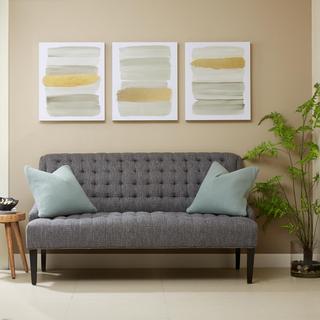 Traveling Road Printed Canvas with Gold Foil 3-Piece Set