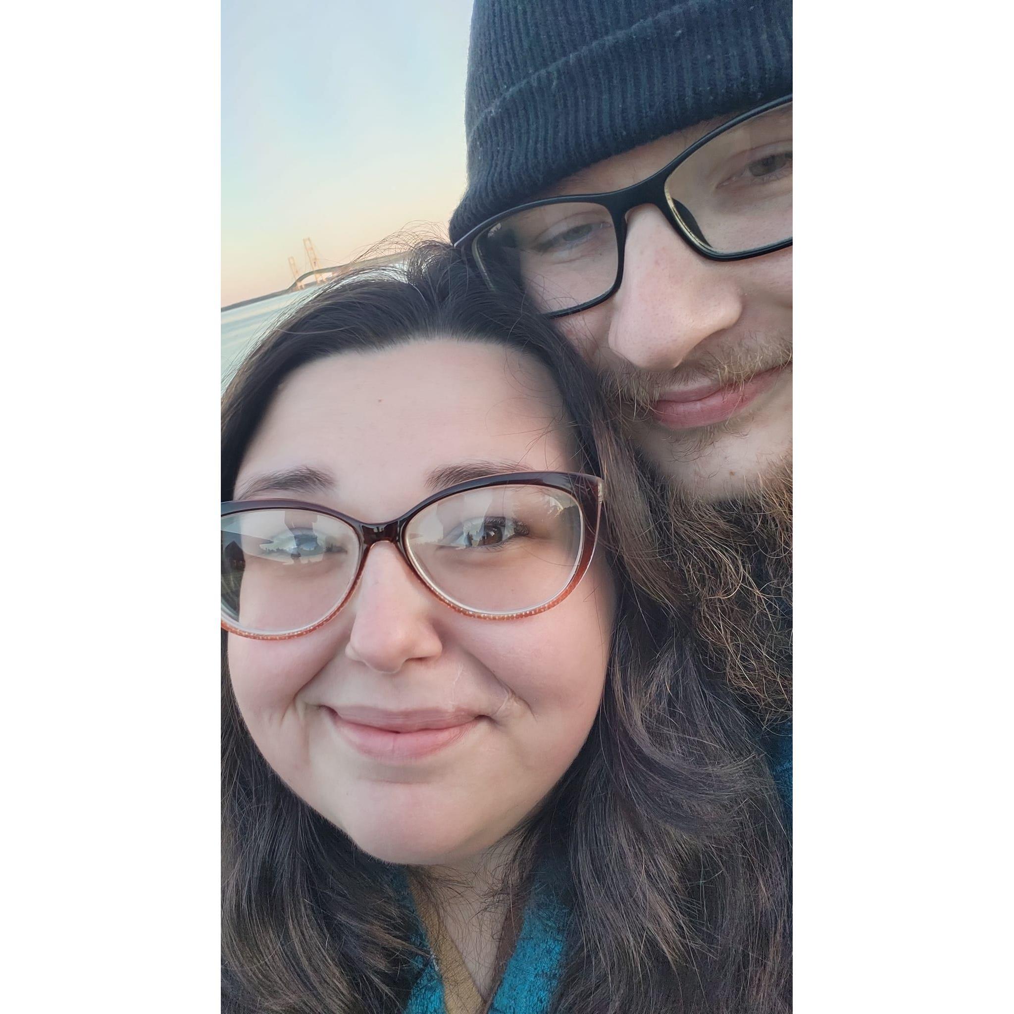 This was Labor Day of 2024. We had done the Mackinaw Bridge Walk that morning and was exhausted. It was a great time and we look forward to our future walks.