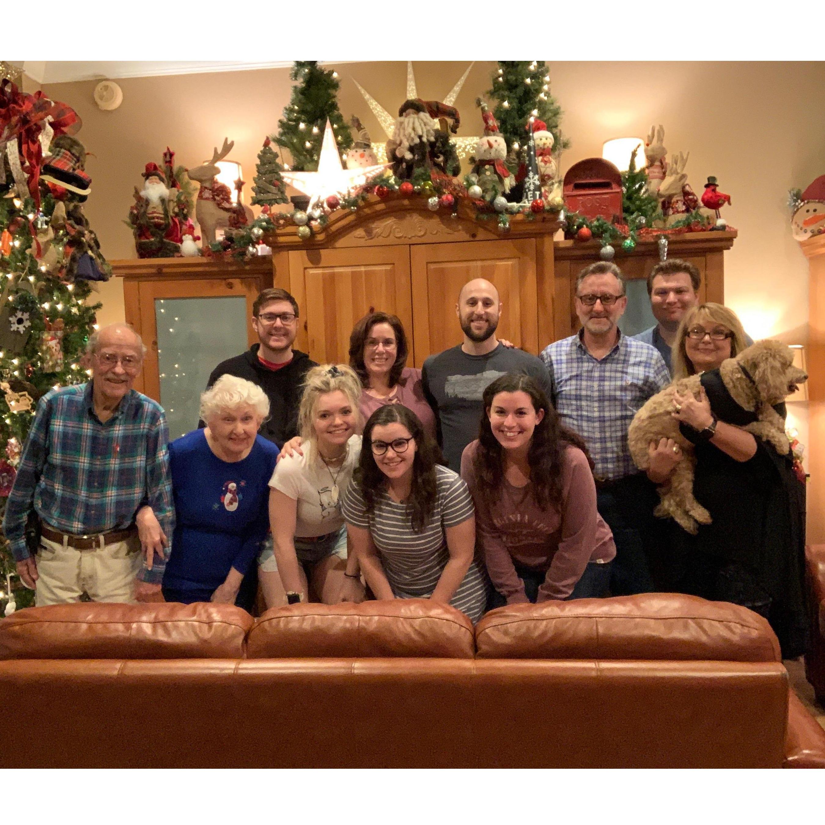 Christmas 2019, both sides of the family got together to celebrate.