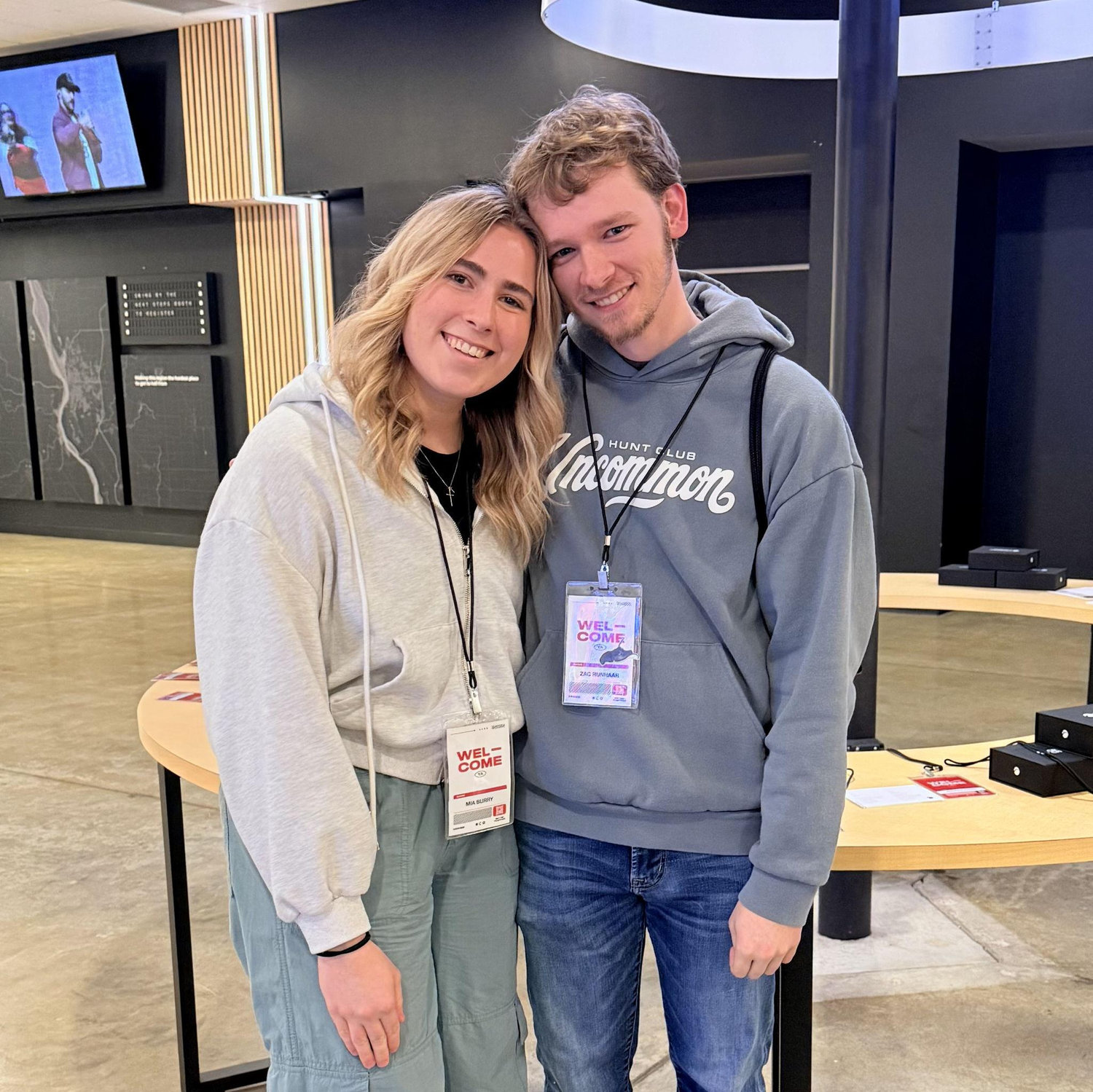 They started serving at church together