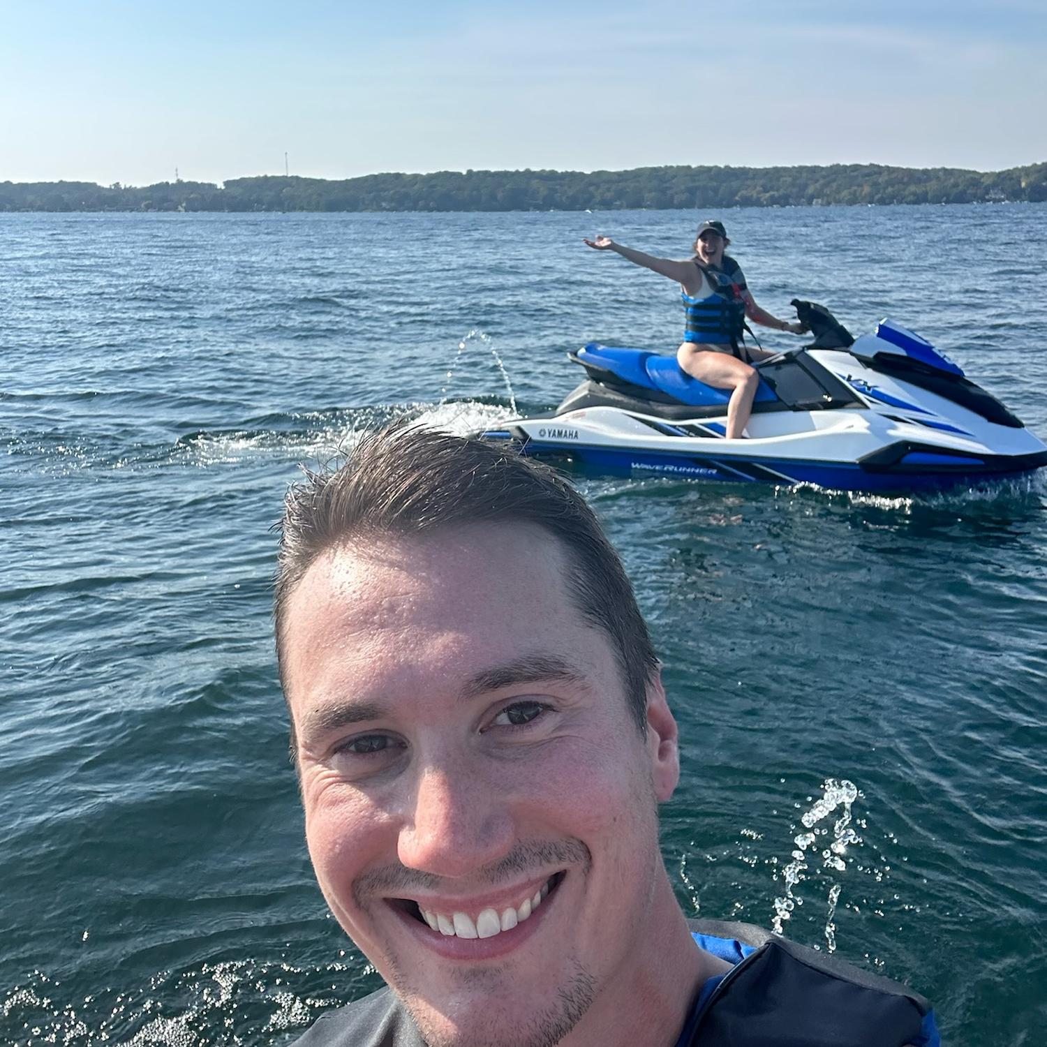 Spontaneous jet ski rental in Lake Geneva