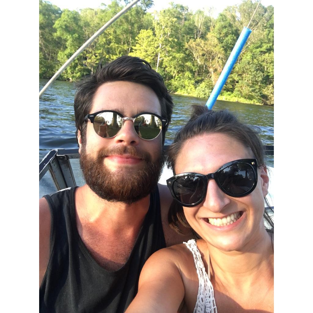 Cruisin' in the Mastercraft, 2016. 
[Lake Zoar, Sandy Hook, Connecticut]