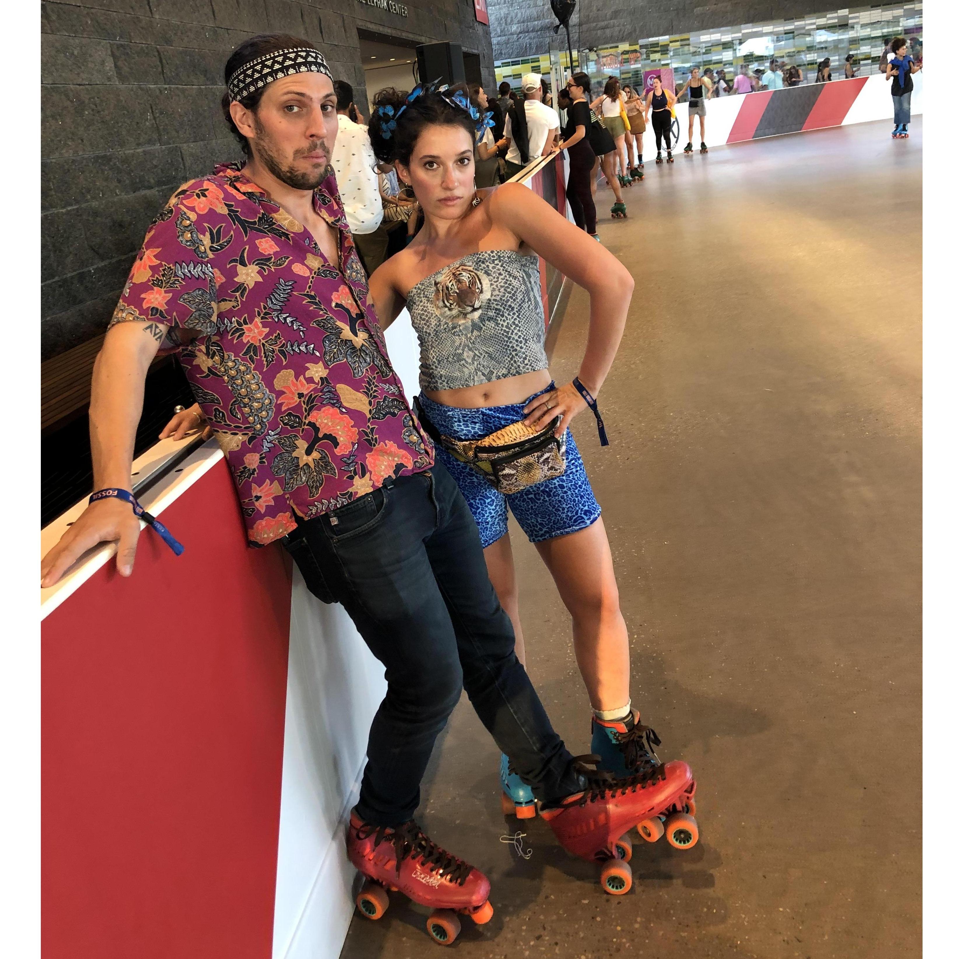 The couple who SKATES together STAYS together!