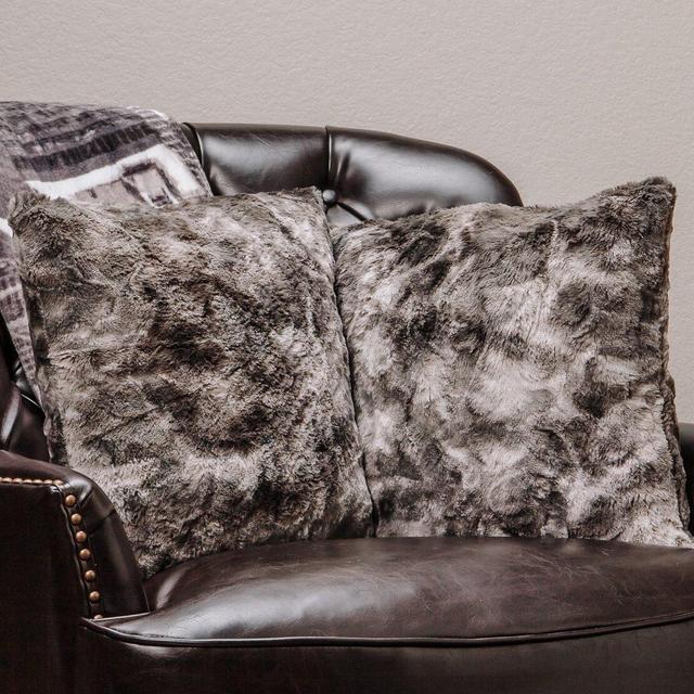 Obryan Super Soft Faux Fur Throw Pillow Cover (Set of 2)
