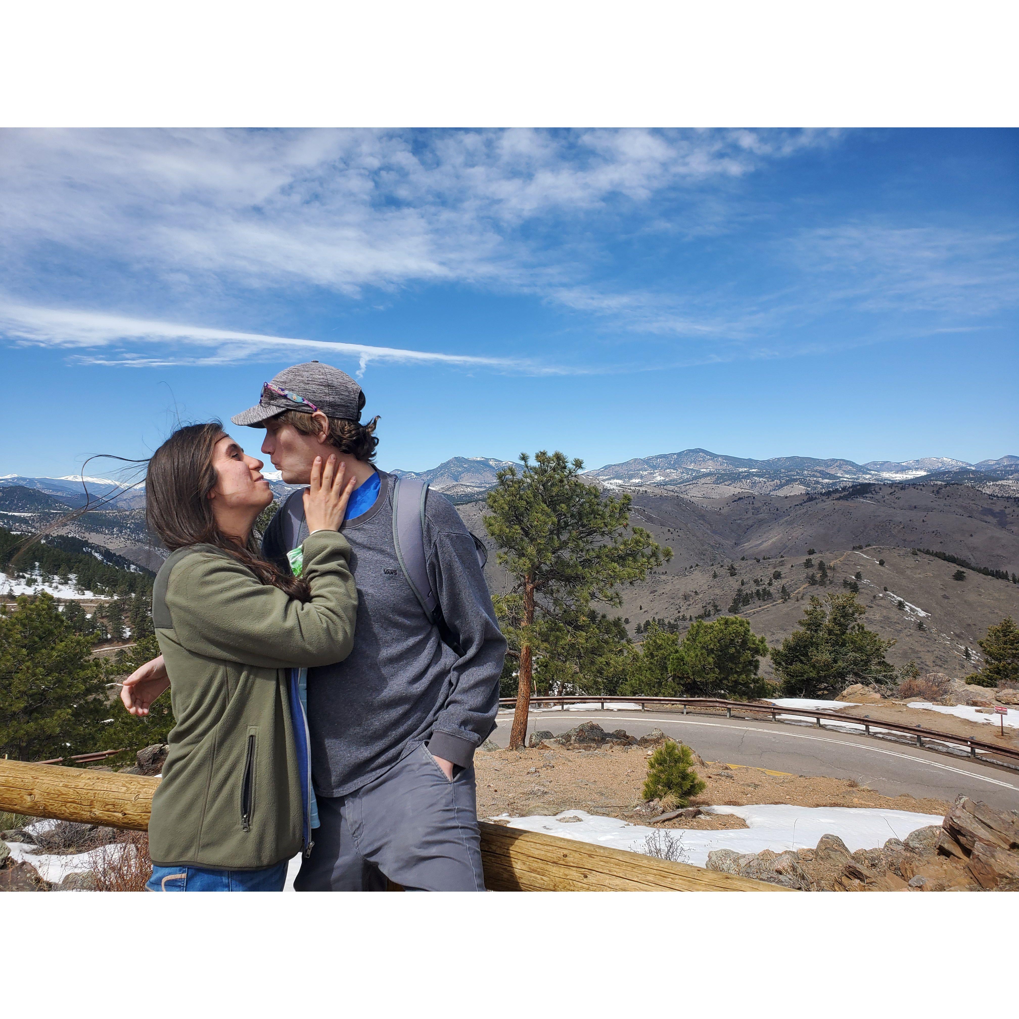 April 2021 at Lookout Mountain, one of our favorite spots 🏔️