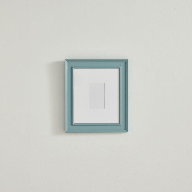 Wood Gallery Frame Bird Blue Grey 10X12