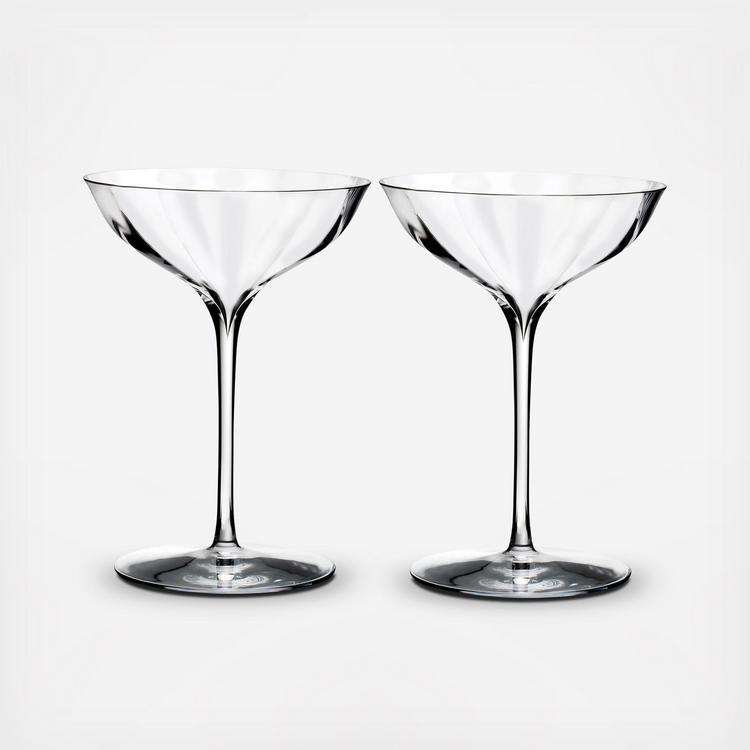 Waterford Set of 2 Elegance Optic Dessert Wine Glasses (220ml)