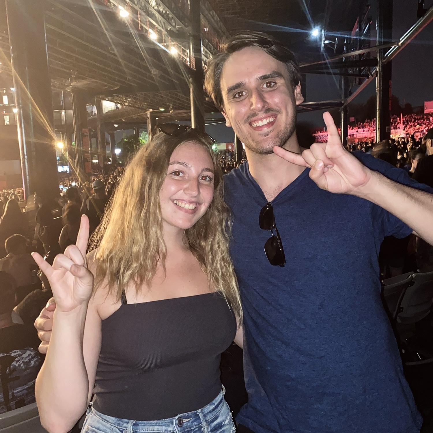 Foster and Miranda’s first concert together— Korn and Staind!