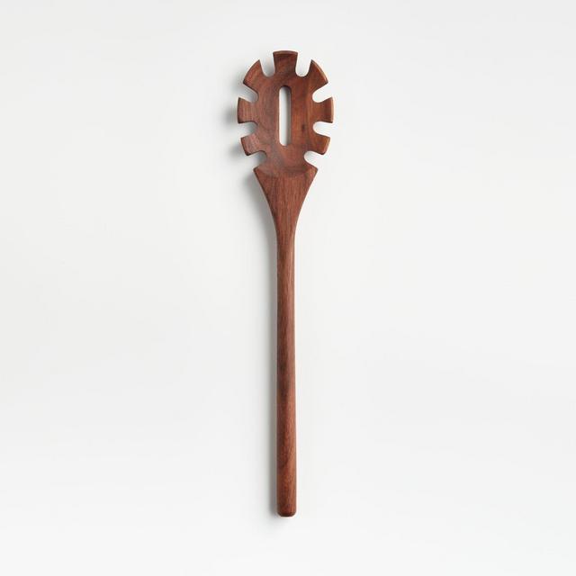 Modern Walnut Pasta Spoon