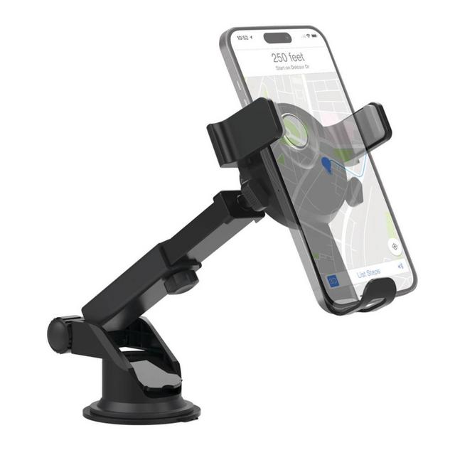 Energizer Car Accessory Dash and Window Extendable Mount: Automotive Electronics, iPhone Holder, Black, 1-Year Warranty