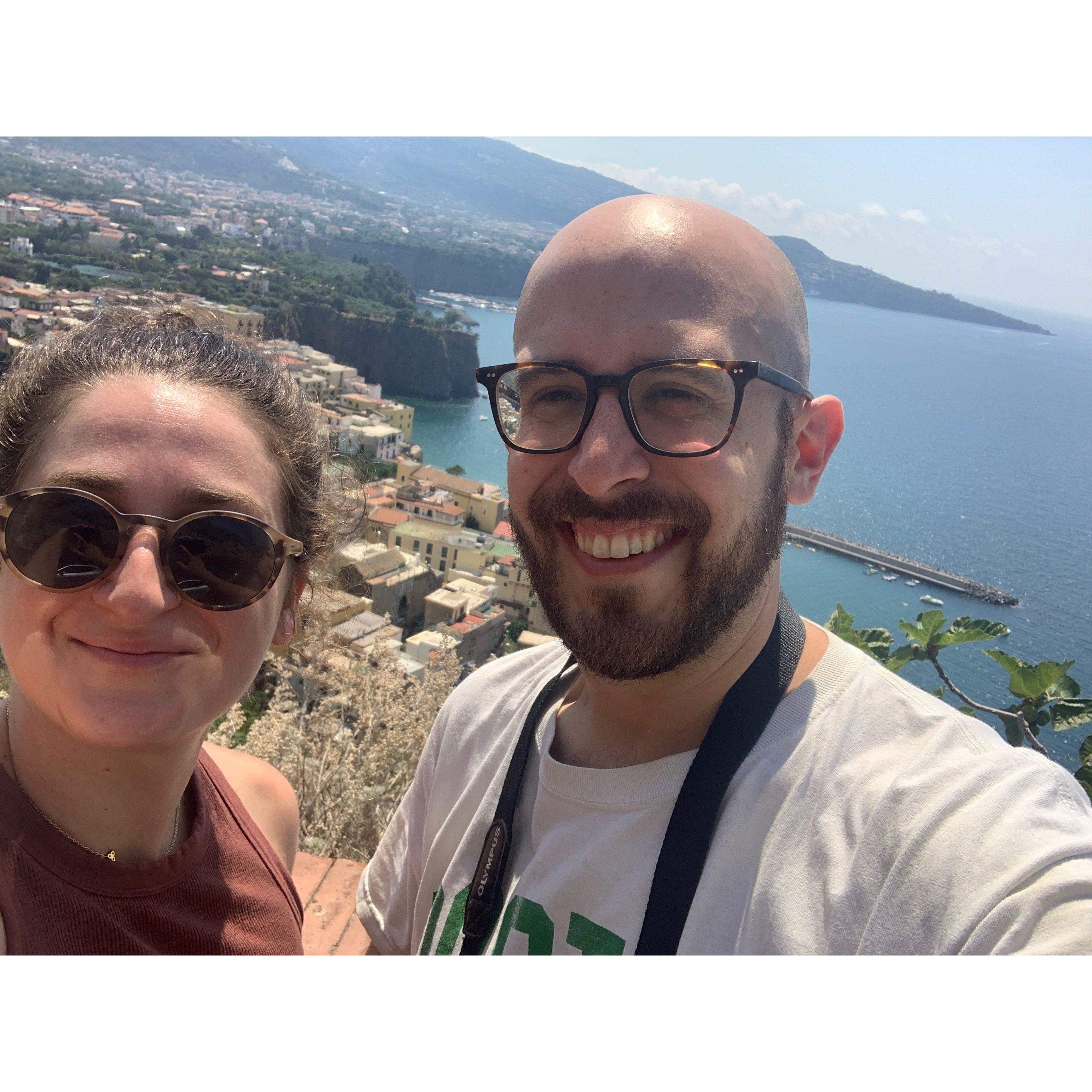 We didnt realize there was a Gondala that takes you up to the top of capri....