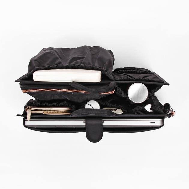 ToteSavvy® Deluxe (diaper bag replacement in black)