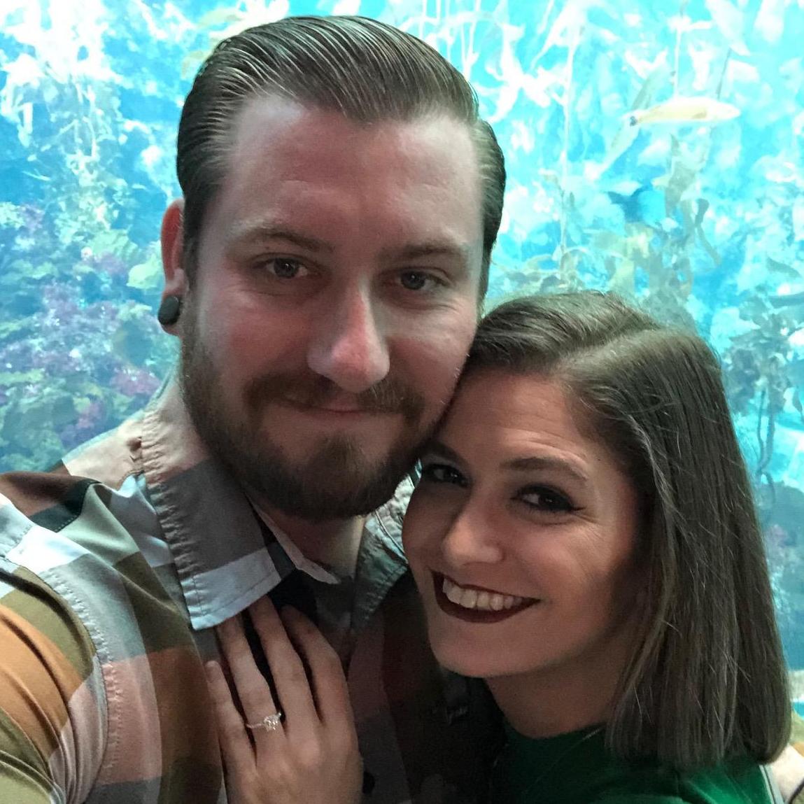 She said yes on her birthday!