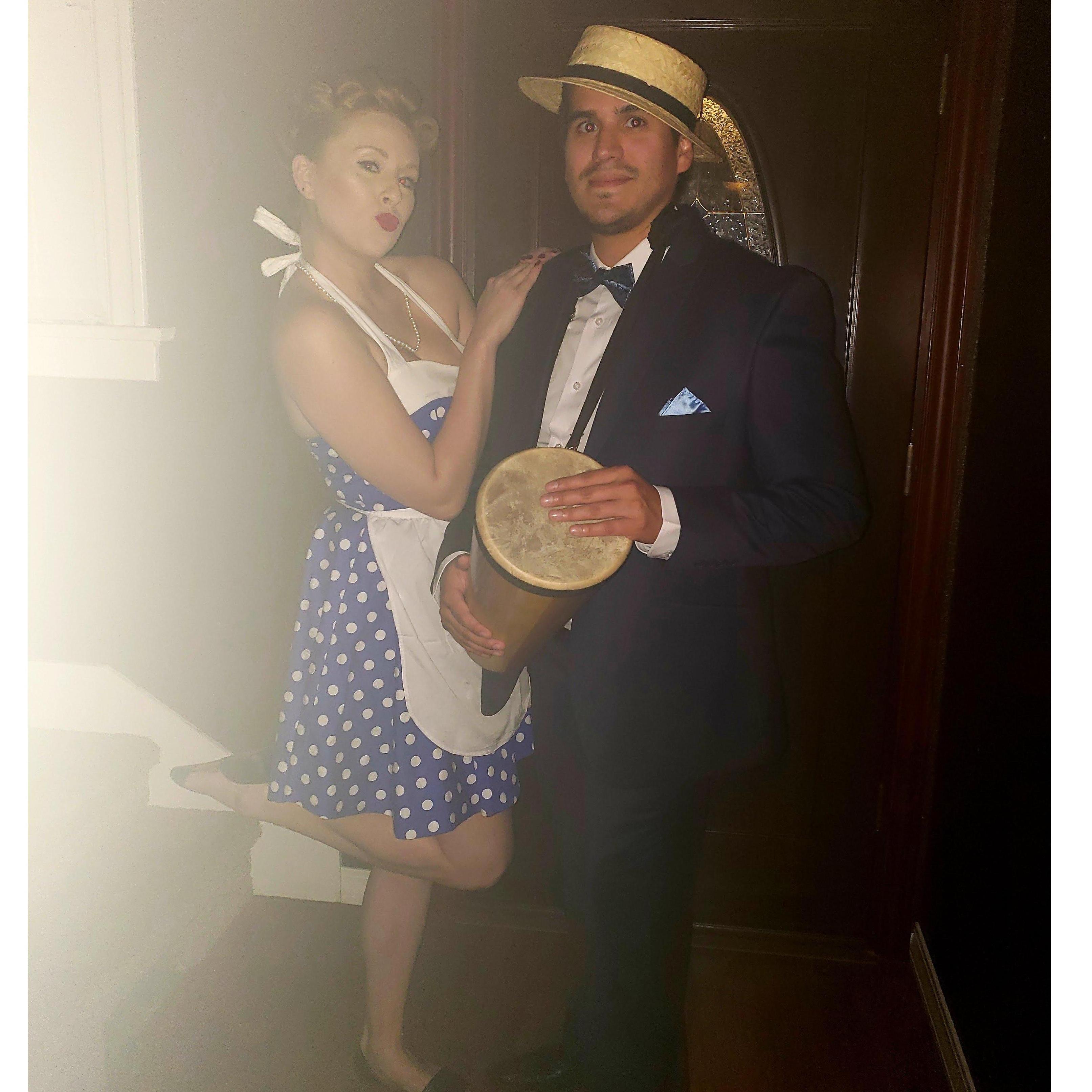 Halloween 2018. We were Lucille Ball and Desi Arnaz!