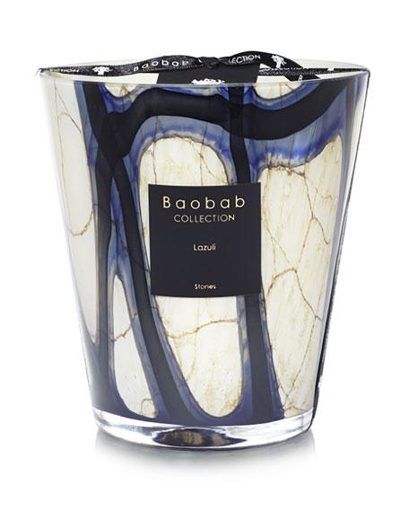 Baobab CollectionStones Lazuli Candle, 6.3"