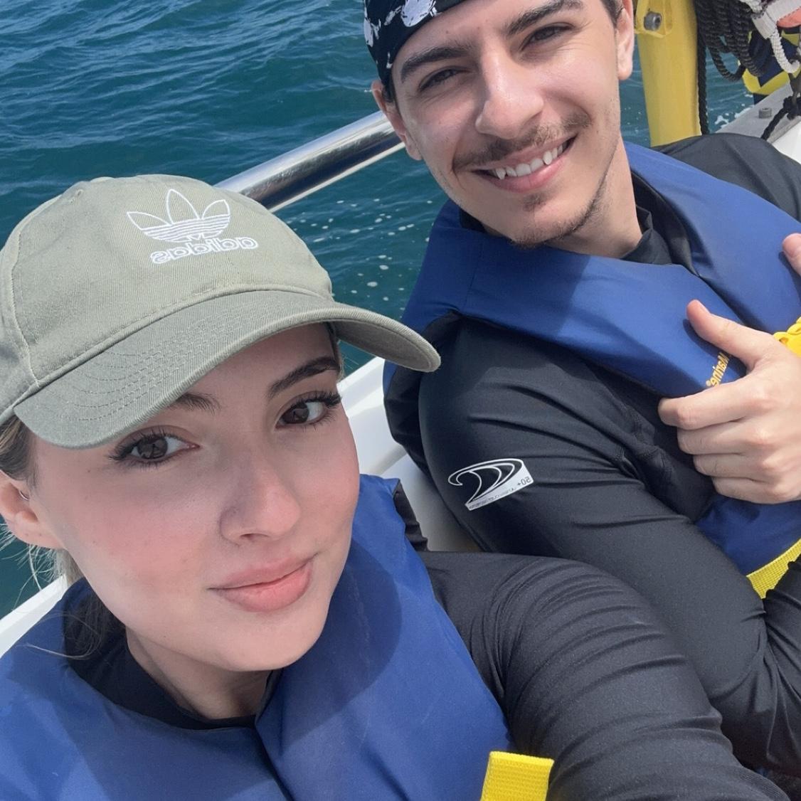We went parasailing in Santa Barbara!